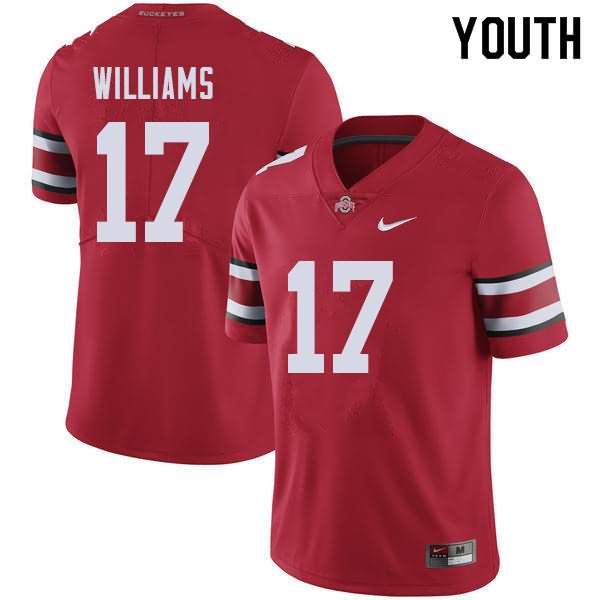 Youth Nike Ohio State Buckeyes Alex Williams #17 Red College Football Jersey Black Friday CUR81Q0K