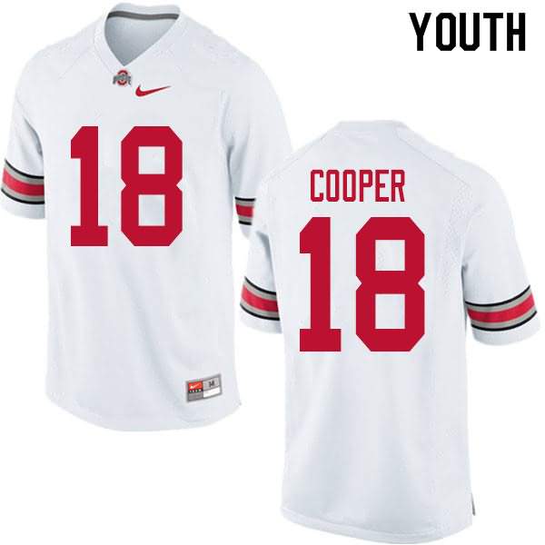 Youth Nike Ohio State Buckeyes Jonathon Cooper #18 White College Football Jersey Supply KFV15Q5N