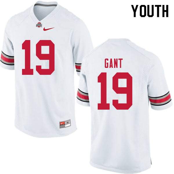 Youth Nike Ohio State Buckeyes Dallas Gant #19 White College Football Jersey Sport NOW01Q5P