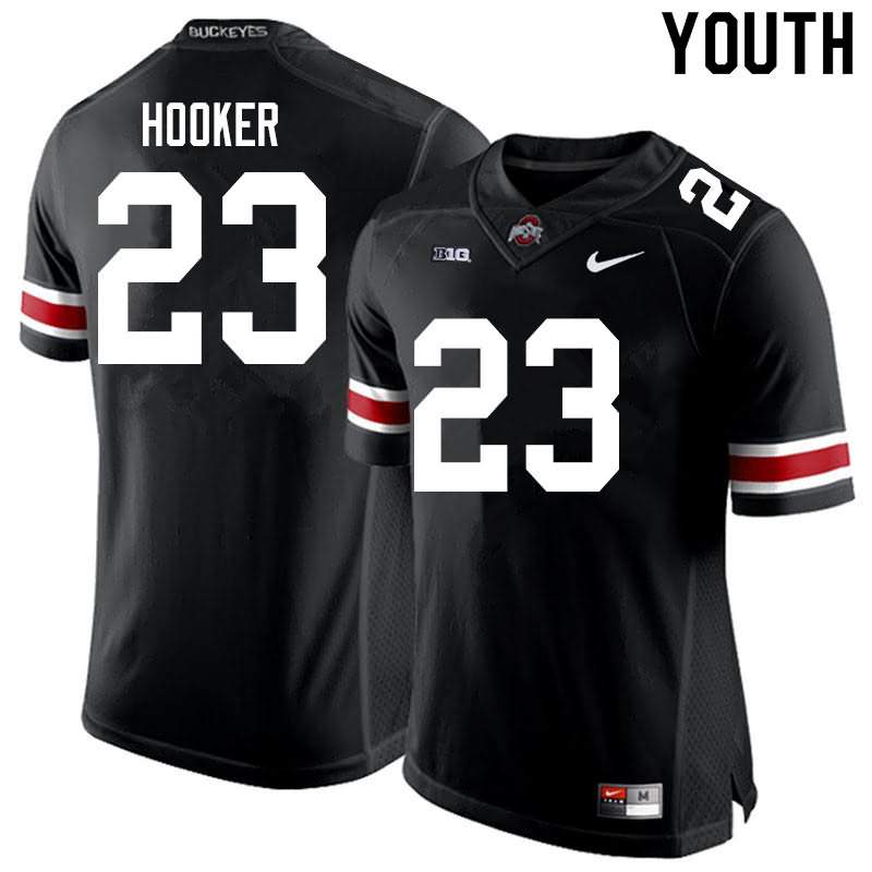Youth Nike Ohio State Buckeyes Marcus Hooker #23 Black College Football Jersey Increasing MCR74Q4R