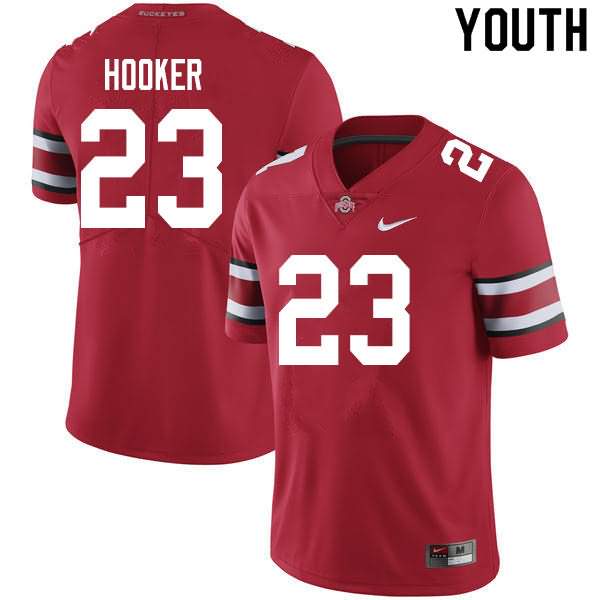 Youth Nike Ohio State Buckeyes Marcus Hooker #23 Scarlet College Football Jersey Supply AMY64Q1U