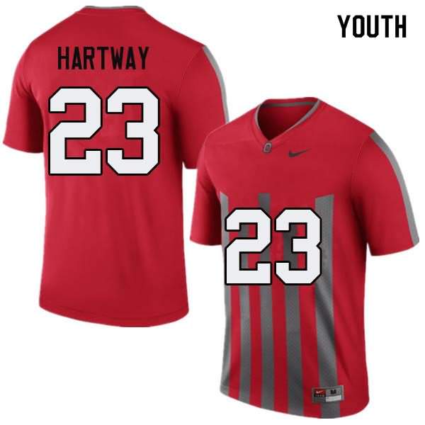 Youth Nike Ohio State Buckeyes Michael Hartway #23 Throwback College Football Jersey For Fans NRD72Q4J