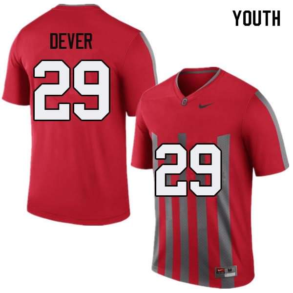 Youth Nike Ohio State Buckeyes Kevin Dever #29 Throwback College Football Jersey For Sale DPH81Q2X
