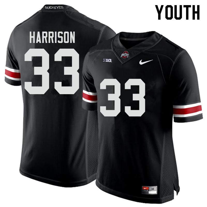 Youth Nike Ohio State Buckeyes Zach Harrison #33 Black College Football Jersey Special SPM64Q5J
