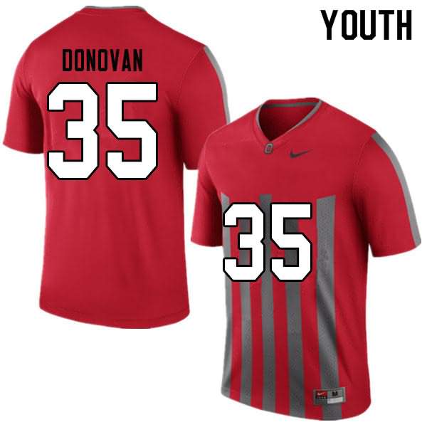 Youth Nike Ohio State Buckeyes Luke Donovan #35 Throwback College Football Jersey May IKJ77Q3B