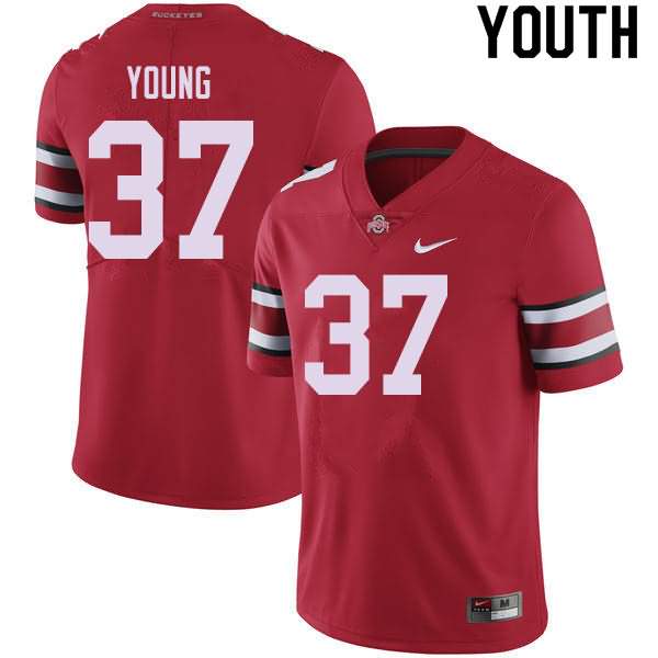 Youth Nike Ohio State Buckeyes Craig Young #37 Red College Football Jersey Restock CPN56Q4O