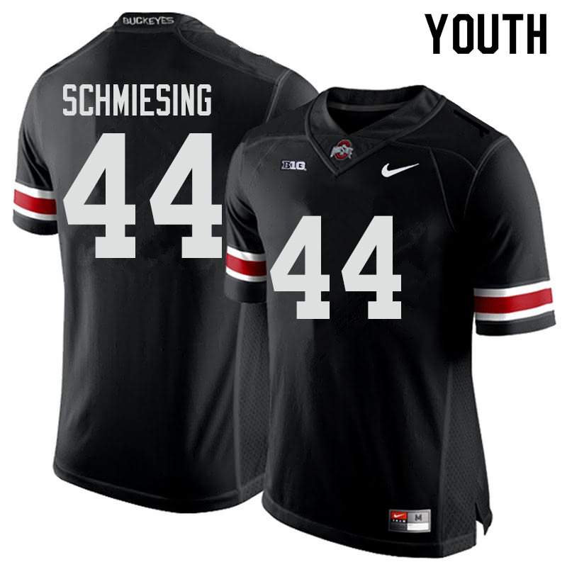Youth Nike Ohio State Buckeyes Ben Schmiesing #44 Black College Football Jersey Classic ZUO45Q7R