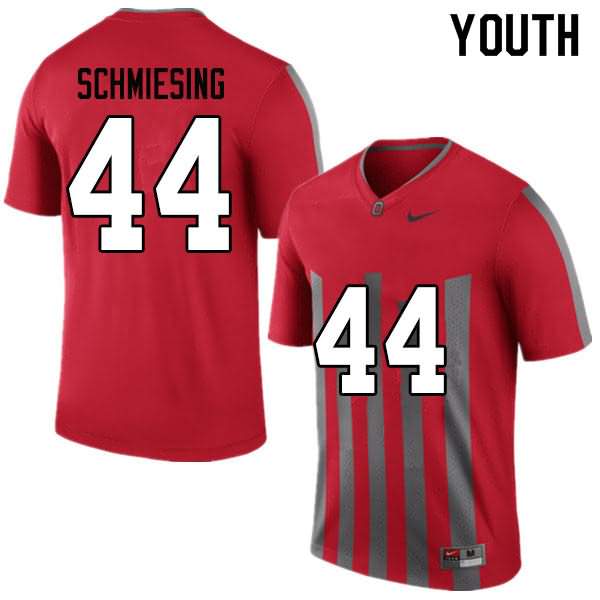 Youth Nike Ohio State Buckeyes Ben Schmiesing #44 Throwback College Football Jersey Hot HTV56Q4E