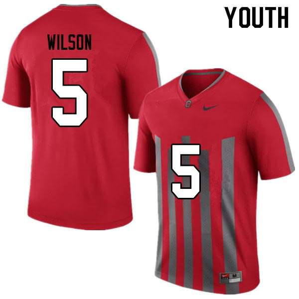 Youth Nike Ohio State Buckeyes Garrett Wilson #5 Throwback College Football Jersey On Sale HSF37Q3R