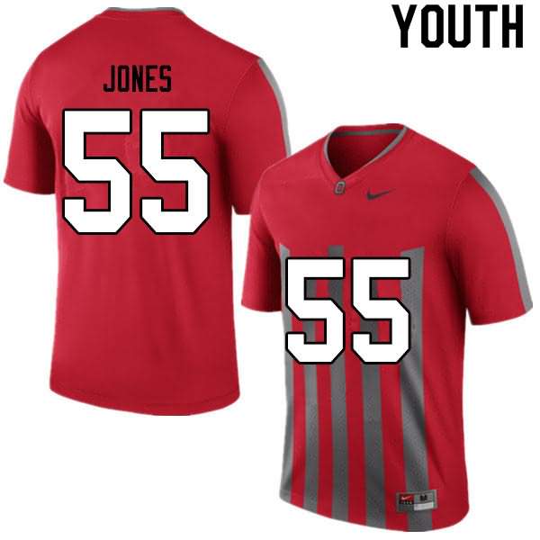 Youth Nike Ohio State Buckeyes Matthew Jones #55 Retro College Football Jersey New Year BUG58Q1G