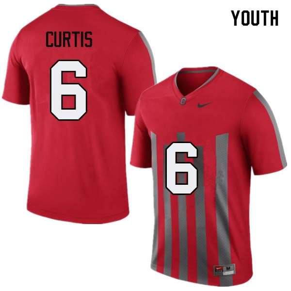 Youth Nike Ohio State Buckeyes Kory Curtis #6 Throwback College Football Jersey Spring XJX11Q0X