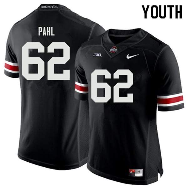 Youth Nike Ohio State Buckeyes Brandon Pahl #62 Black College Football Jersey Athletic UCD01Q4R