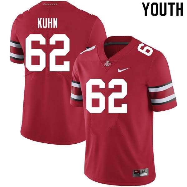 Youth Nike Ohio State Buckeyes Chris Kuhn #62 Scarlet College Football Jersey February NUE74Q1M