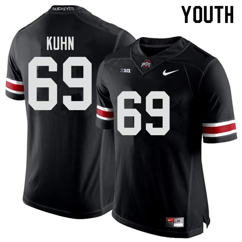Youth Nike Ohio State Buckeyes Chris Kuhn #69 Black College Football Jersey June ZEE28Q1C