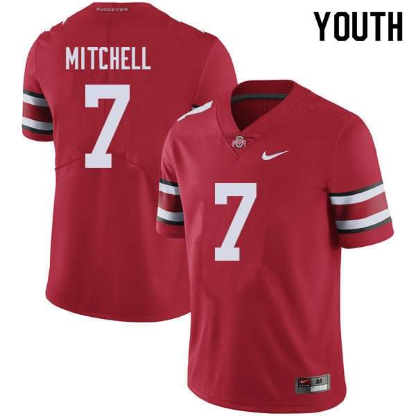 Youth Nike Ohio State Buckeyes Teradja Mitchell #7 Red College Football Jersey June XGW83Q0K