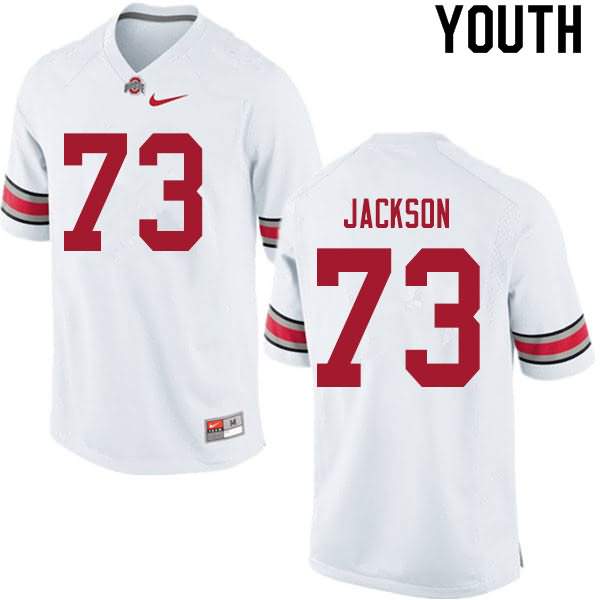 Youth Nike Ohio State Buckeyes Jonah Jackson #73 White College Football Jersey Hot Sale GEH17Q1T