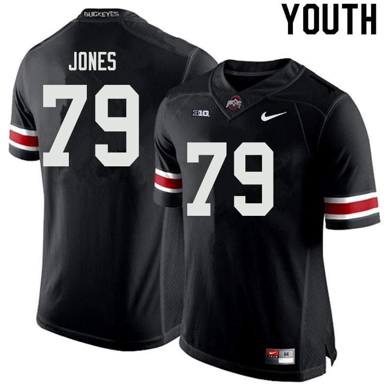 Youth Nike Ohio State Buckeyes Dawand Jones #79 Black College Football Jersey Latest TQU76Q5C