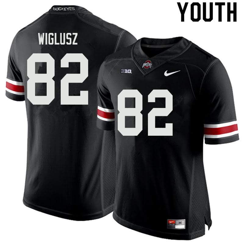 Youth Nike Ohio State Buckeyes Sam Wiglusz #82 Black College Football Jersey October IIM10Q2Y