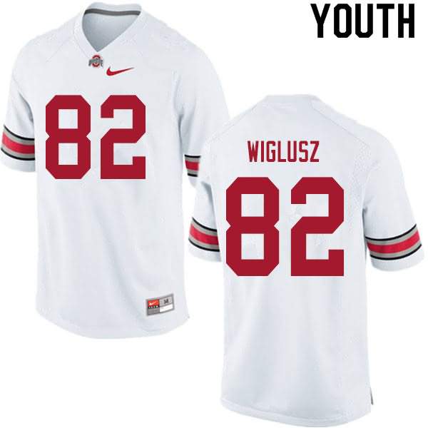 Youth Nike Ohio State Buckeyes Sam Wiglusz #82 White College Football Jersey Black Friday ZPY22Q6Q