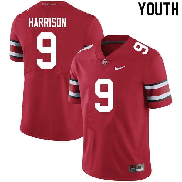 Youth Nike Ohio State Buckeyes Zach Harrison #9 Scarlet College Football Jersey February ARE02Q1W