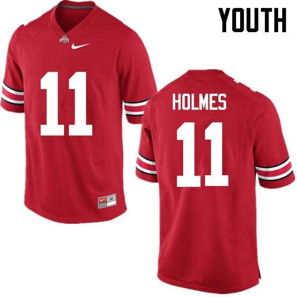 Youth Nike Ohio State Buckeyes Jalyn Holmes #11 Red College Football Jersey Original LYK52Q4E