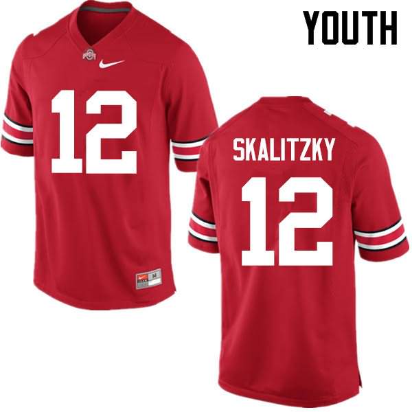 Youth Nike Ohio State Buckeyes Brendan Skalitzky #12 Red College Football Jersey May EJN83Q1W