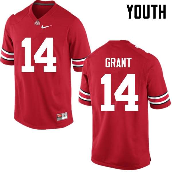 Youth Nike Ohio State Buckeyes Curtis Grant #14 Red College Football Jersey Official UVN00Q5R