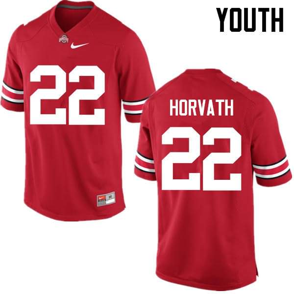 Youth Nike Ohio State Buckeyes Les Horvath #22 Red College Football Jersey January AFH25Q1V