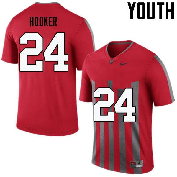 Youth Nike Ohio State Buckeyes Malik Hooker #24 Throwback College Football Jersey Supply NEJ57Q0F