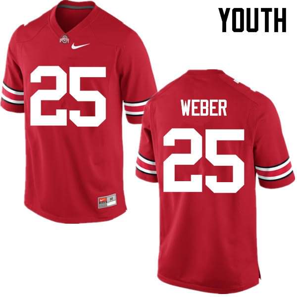 Youth Nike Ohio State Buckeyes Mike Weber #25 Red College Football Jersey Online FWB78Q2C