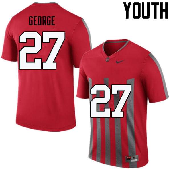 Youth Nike Ohio State Buckeyes Eddie George #27 Throwback College Football Jersey November JCB03Q3E