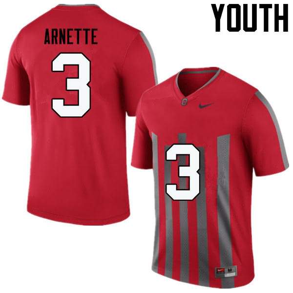 Youth Nike Ohio State Buckeyes Damon Arnette #3 Throwback College Football Jersey New Year SYL55Q0N