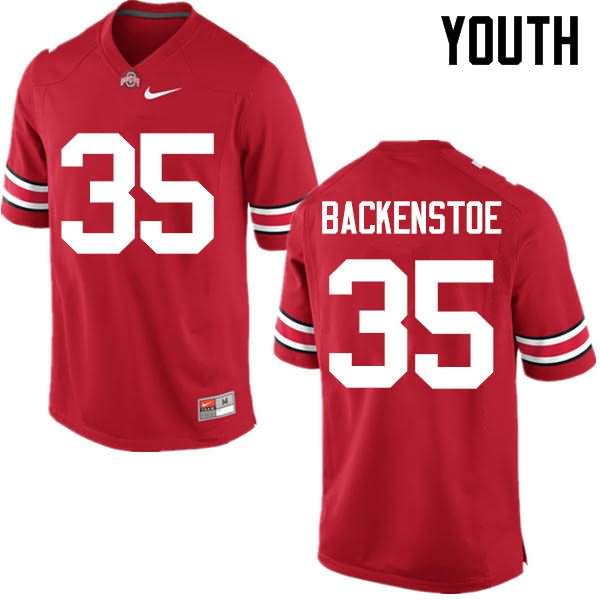Youth Nike Ohio State Buckeyes Alex Backenstoe #35 Red College Football Jersey Black Friday CNC17Q6I