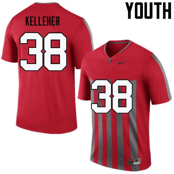 Youth Nike Ohio State Buckeyes Logan Kelleher #38 Throwback College Football Jersey On Sale ZZC42Q1G