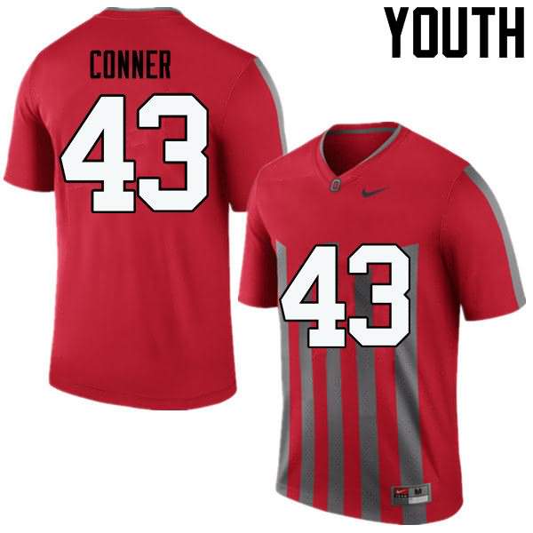 Youth Nike Ohio State Buckeyes Nick Conner #43 Throwback College Football Jersey Check Out SBO52Q1Z