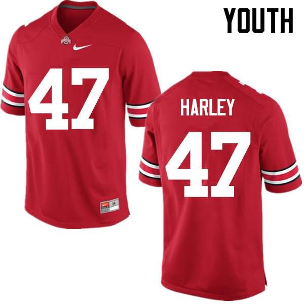 Youth Nike Ohio State Buckeyes Chic Harley #47 Red College Football Jersey August UDV60Q6H