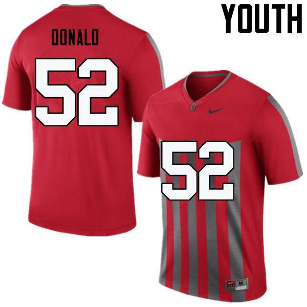 Youth Nike Ohio State Buckeyes Noah Donald #52 Throwback College Football Jersey December PKS32Q5G