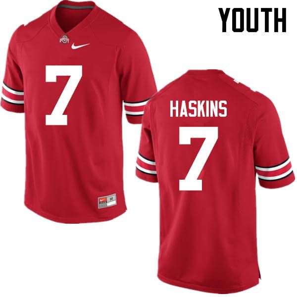 Youth Nike Ohio State Buckeyes Dwayne Haskins #7 Red College Football Jersey Stock WLJ20Q5M