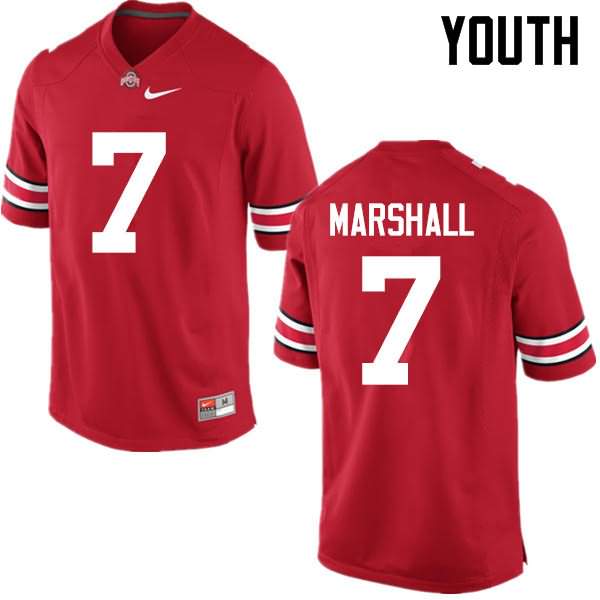 Youth Nike Ohio State Buckeyes Jalin Marshall #7 Red College Football Jersey New Arrival COU28Q3Q