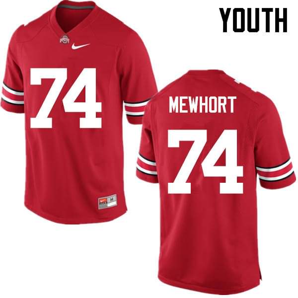 Youth Nike Ohio State Buckeyes Jack Mewhort #74 Red College Football Jersey Special BEM77Q8C