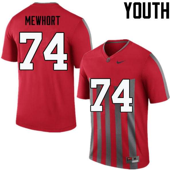 Youth Nike Ohio State Buckeyes Jack Mewhort #74 Throwback College Football Jersey Increasing MDL14Q0F