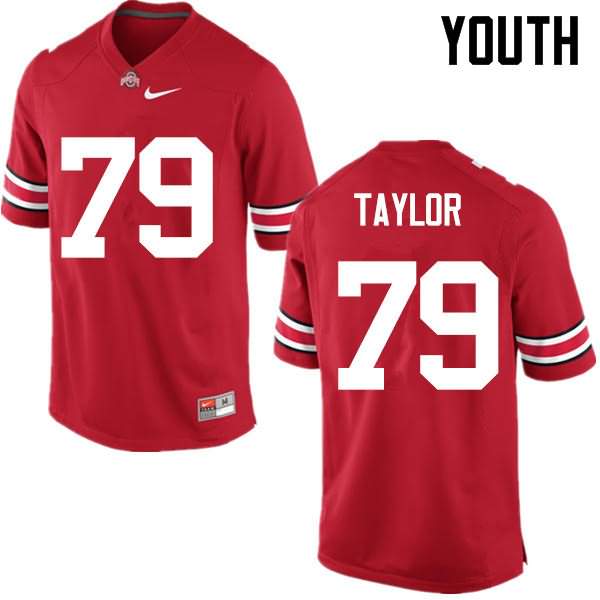 Youth Nike Ohio State Buckeyes Brady Taylor #79 Red College Football Jersey Freeshipping KLV46Q2R