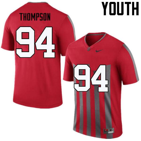 Youth Nike Ohio State Buckeyes Dylan Thompson #94 Throwback College Football Jersey Comfortable KLT36Q3L