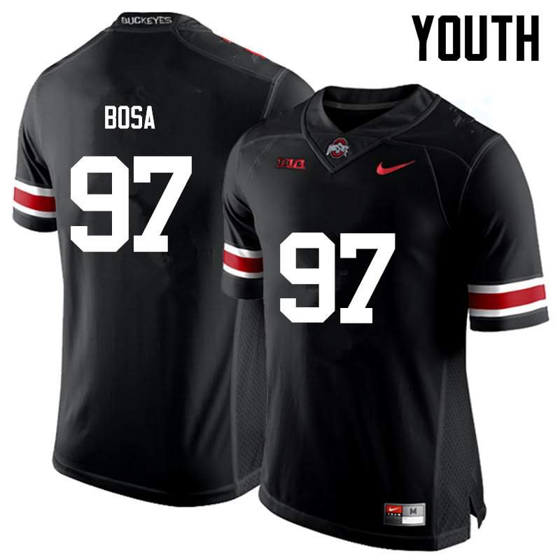 Youth Nike Ohio State Buckeyes Nick Bosa #97 Black College Football Jersey Stock GQK03Q1U
