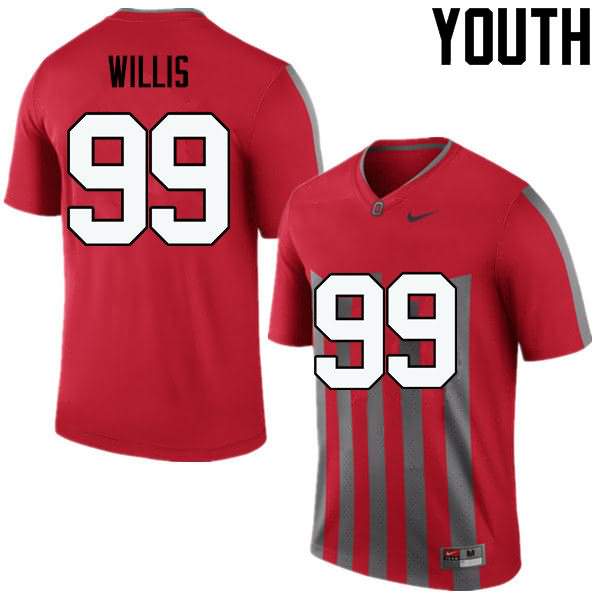 Youth Nike Ohio State Buckeyes Bill Willis #99 Throwback College Football Jersey Breathable YMM12Q1F